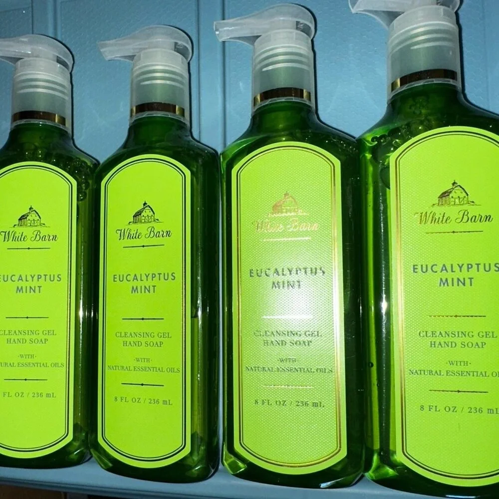 Bath and‎ body works White Barn Eucalyptus Mint Cleansing Gel Hand Soap